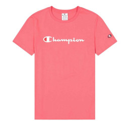 T-Shirt damski Crewneck różowy