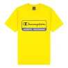 T-Shirt męski Logo Sport żółty