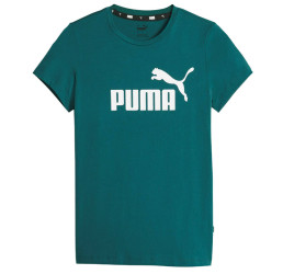 T-Shirt damski Essential Logo zielony