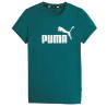 T-Shirt damski Essential Logo zielony